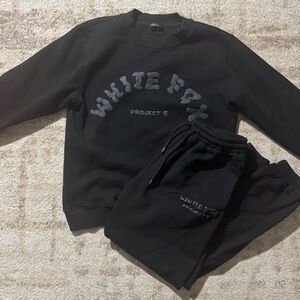 White fox sweat set